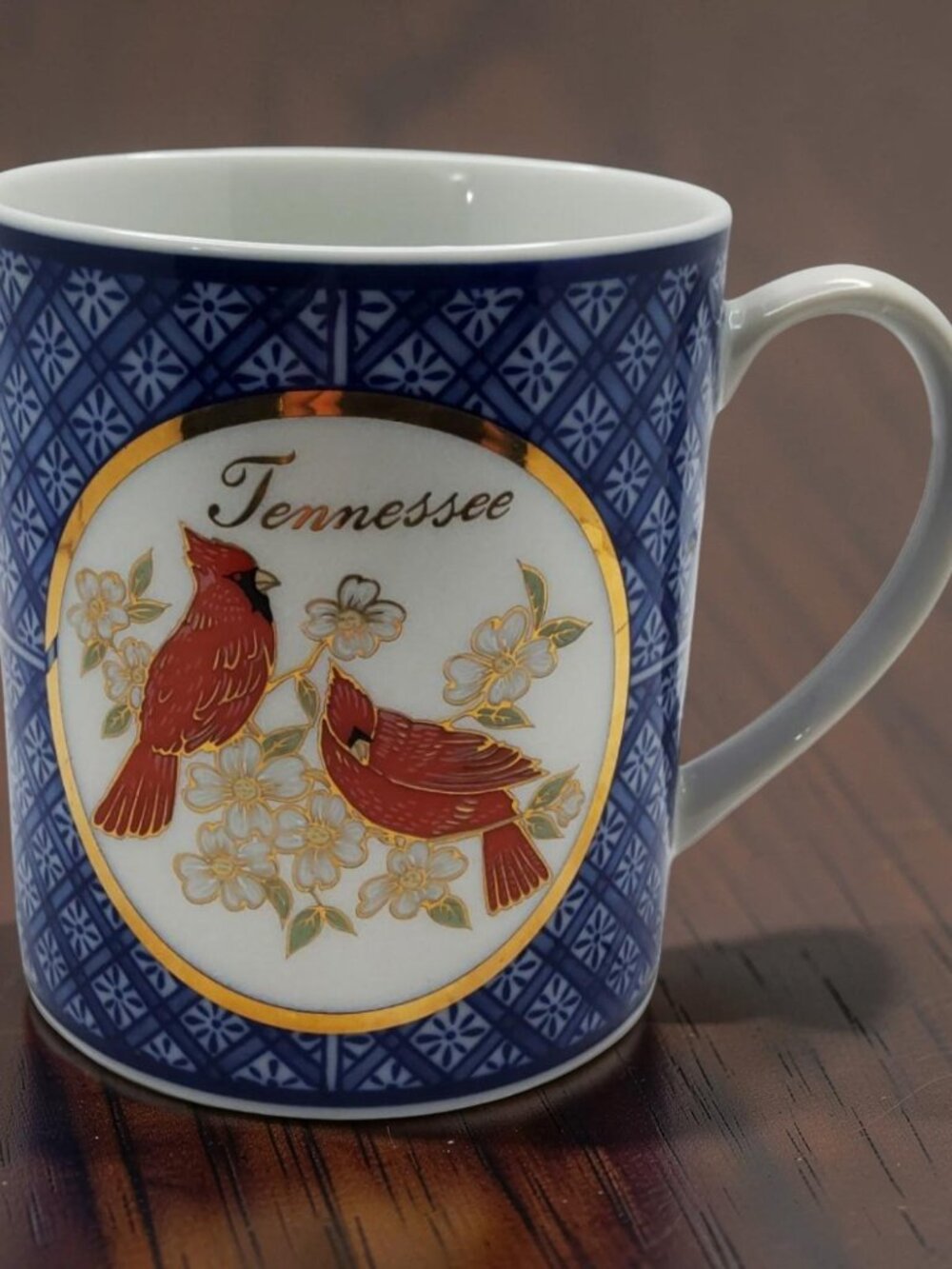Vintage 80’s Scotty 24 Karat Gold Mica Chokin Tennessee Souvenier Coffee / Tea M
